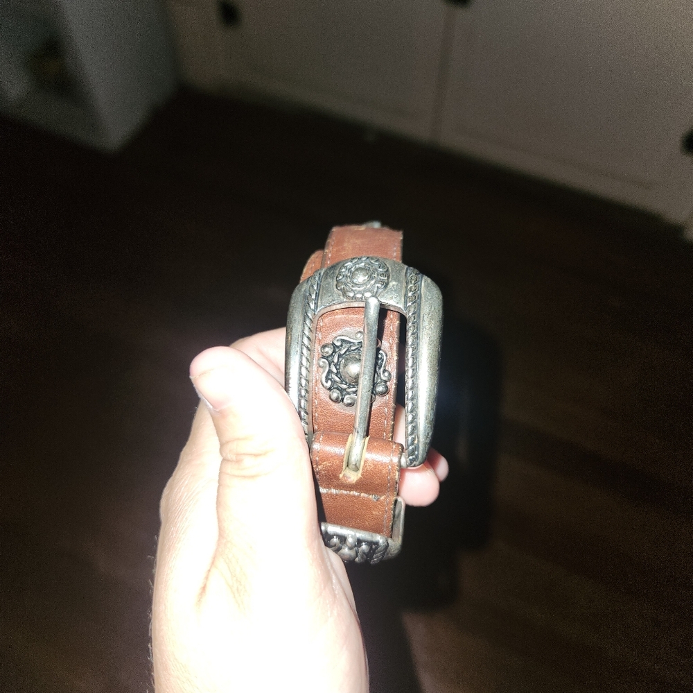 Brighton Leather Studded Belt - Picture 2 of 7